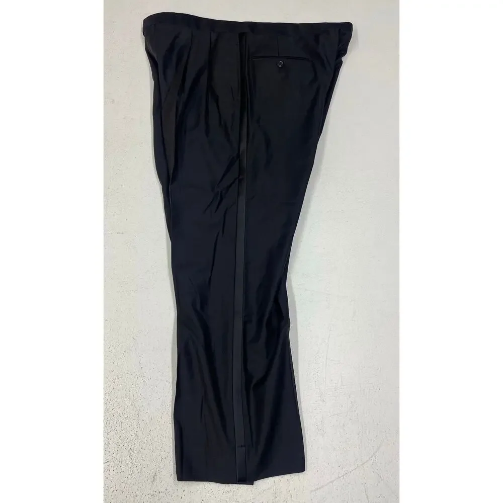 Jos. A. Bank Signature Formal 1-button wool pleated tuxedo jacket pants suit 42S